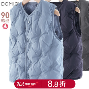 男童羽绒马甲儿童背心内穿轻薄鸭绒内胆坎肩秋冬外穿加厚马夹童装