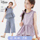 大童洋气小香风夏装 女童套装 子两件套2026新款 纯棉儿童上衣裤 夏季
