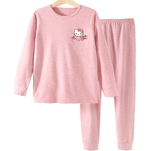 清仓女童内衣套装纯棉儿童加绒夹棉保暖秋衣秋裤女睡衣保暖衣秋装