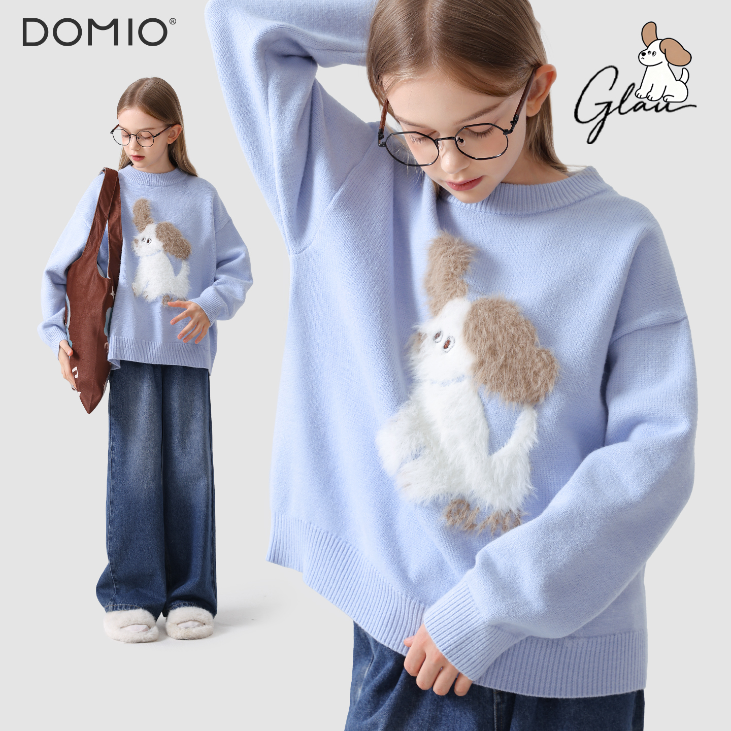 女童毛衣儿童针织衫大童毛线衫