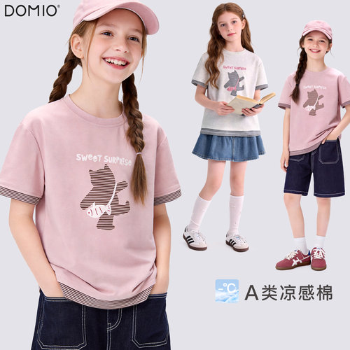 女童T恤春夏装2026新款