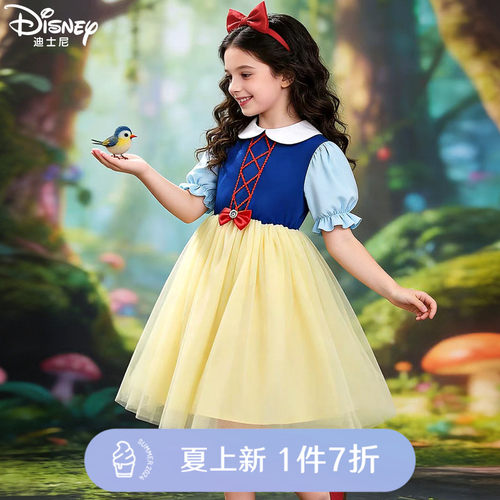 迪士尼女童网纱裙公主裙夏A类