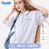 玉桂狗女童短袖 大童衣服 儿童上衣青少年超好看女装 T恤夏季 新款