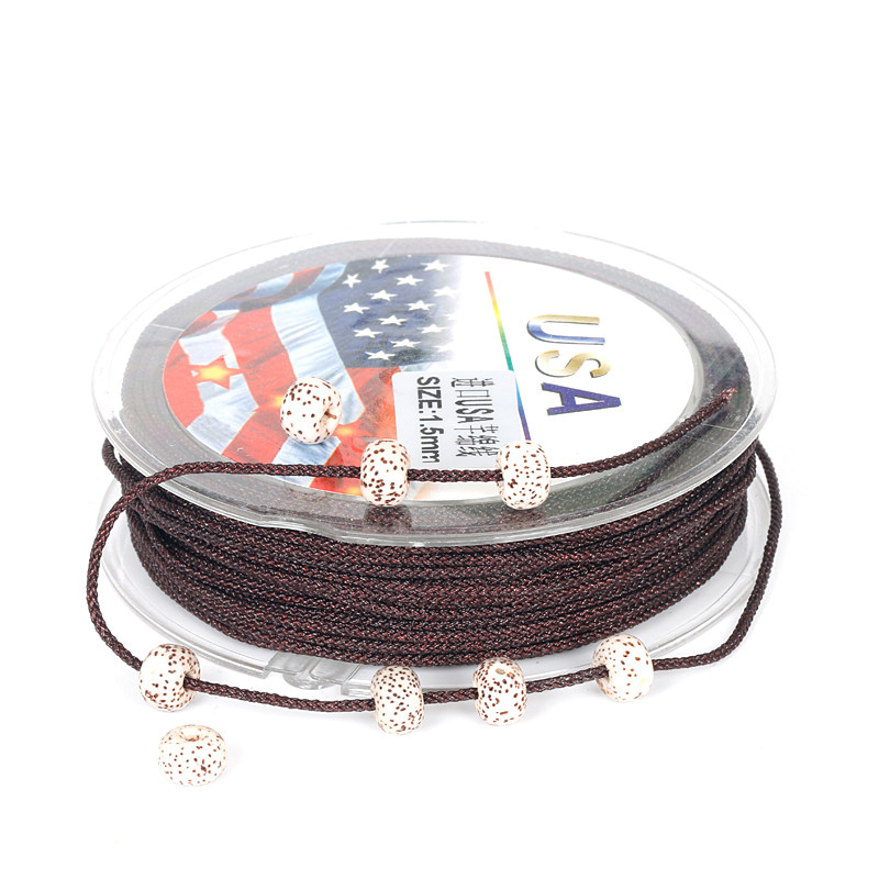 IMPORTED BEADED LINE BRACELET BRAIDED ROPE BEAD LINE WEAR BEADS LINE RED ROPE WEAR ROPE BEADS BRACELET ROPE