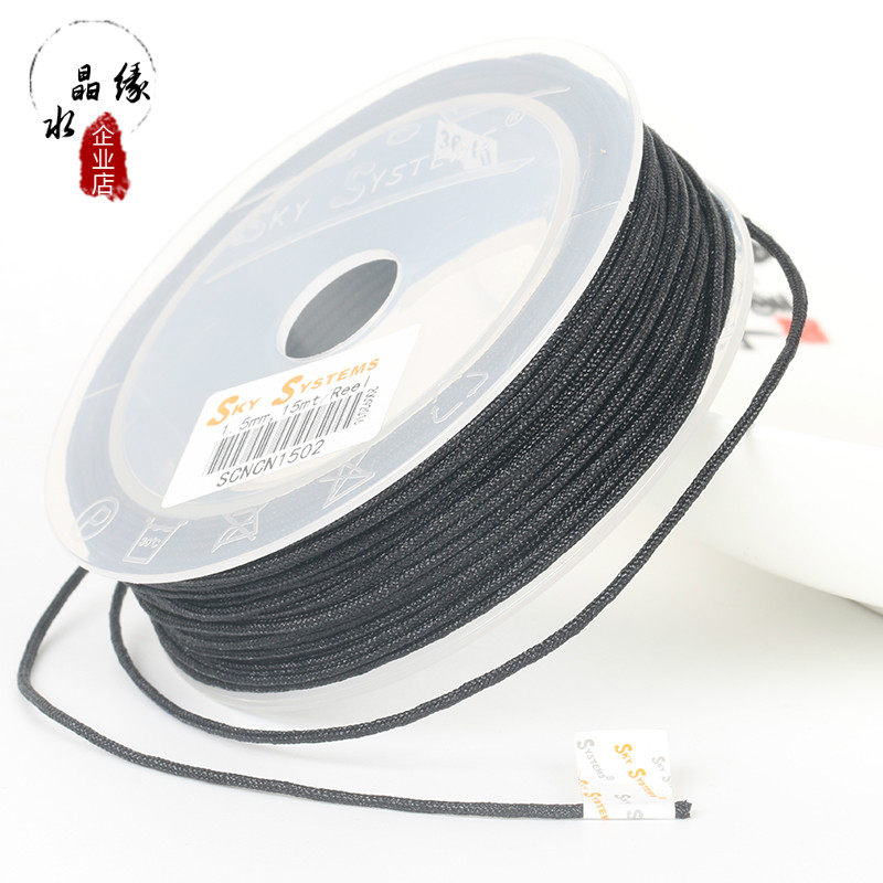 1MM 1.2MM 1.5MM JADE THREAD DIY HANDMADE MATERIAL BRAIDED WIRE BRACELET CHINA KNOT THREAD PENDANT RED ROPE