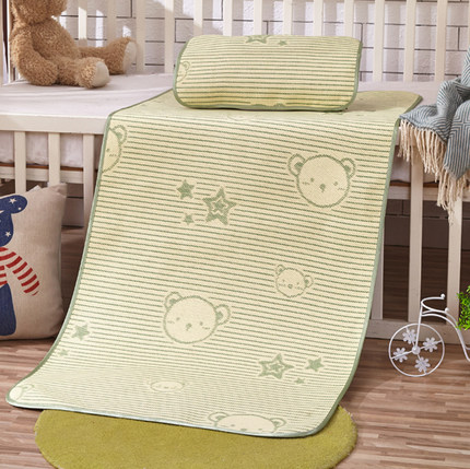 包邮婴儿凉席宝宝凉席枕头夏季幼儿园童席凉席冰丝亚草席