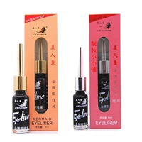 Bút kẻ mắt chính hãng nàng tiên cá 9ML Đen mềm Đầu cứng Đầu không thấm nước Không nhòe Chống mồ hôi vàng - Bút kẻ mắt kẻ mắt focallure