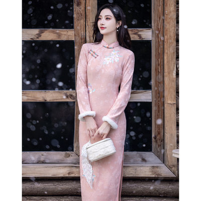 新中式少女风旗袍改良民国风