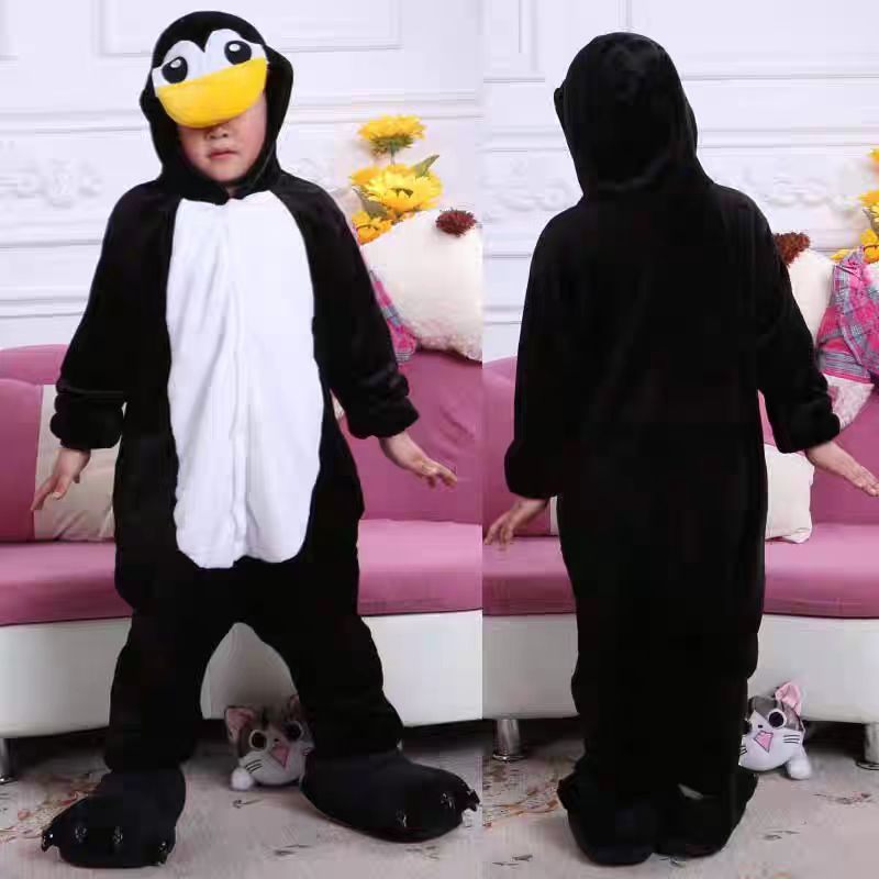 小企鹅演出服儿童人偶服幼儿园亲子运动会可爱动物衣服小学生表演