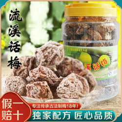 正宗从化流溪话梅皇广式九制话梅干泡水梅子酸甜咸酸梅条孕妇零食
