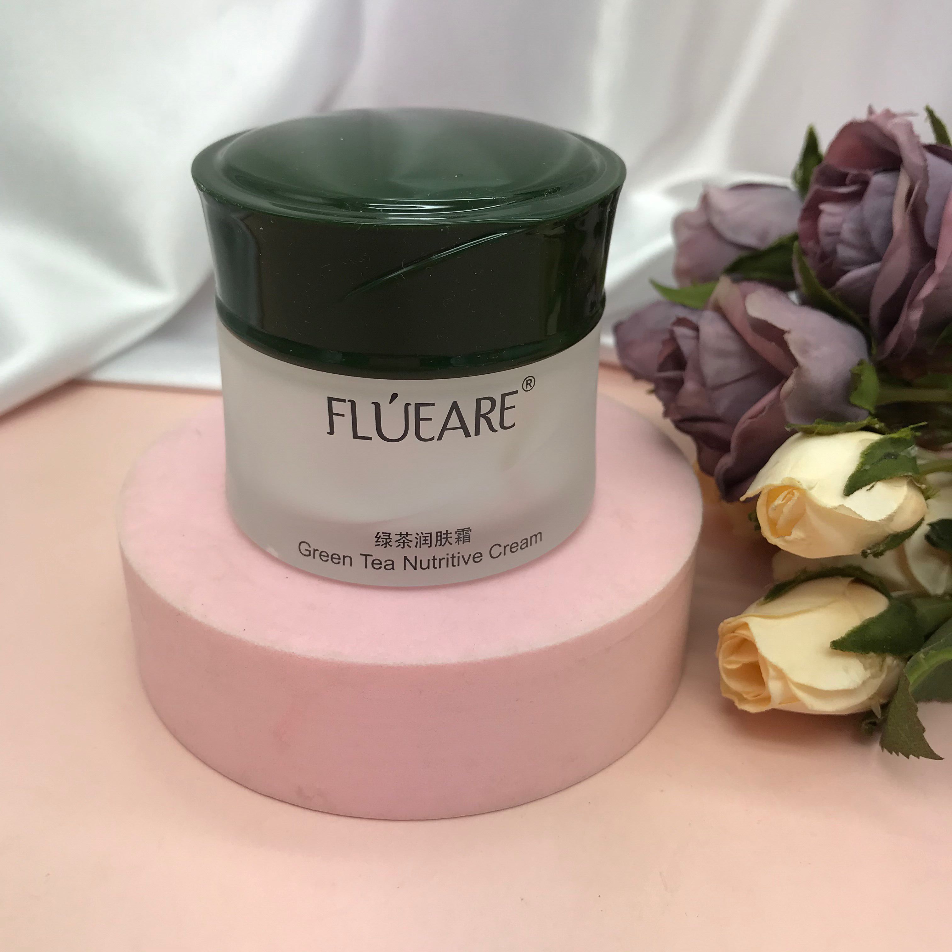 菲露爱尔专柜正品绿茶润肤霜祛痘印补水保湿护肤滋润修护抗皱抗敏