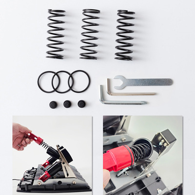 踏板弹簧阻尼改装适用罗技脚踏板