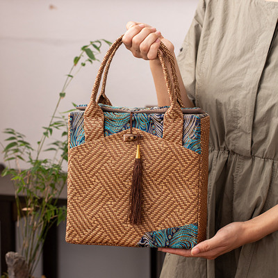 藤编布包德化中式复古新颖