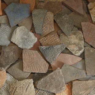 高古陶片标本 商周印纹硬陶 古玩收藏 新手学习收藏拓印 历史标本