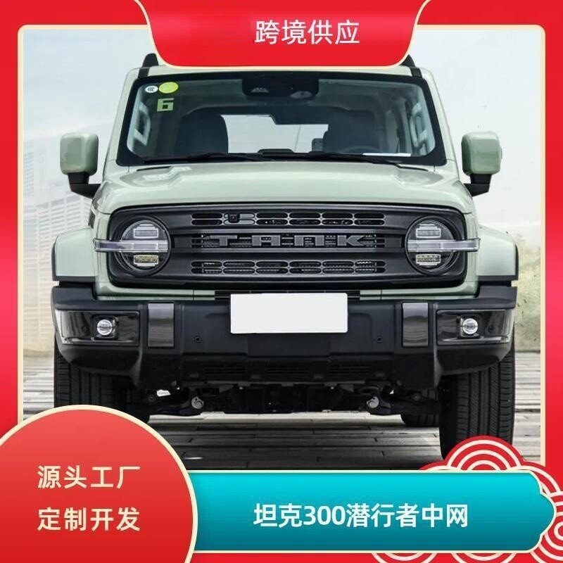 长城坦克300改装中网加厚材质图片