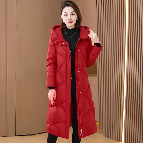 2025蛇年本命年衣服羽绒棉衣棉服外套时尚红色女装冬装拜年服