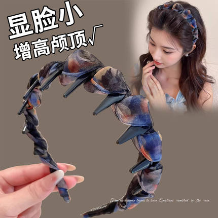 发箍女款2025新款高颅顶头箍洗脸压发发卡日常外戴头饰气质网纱