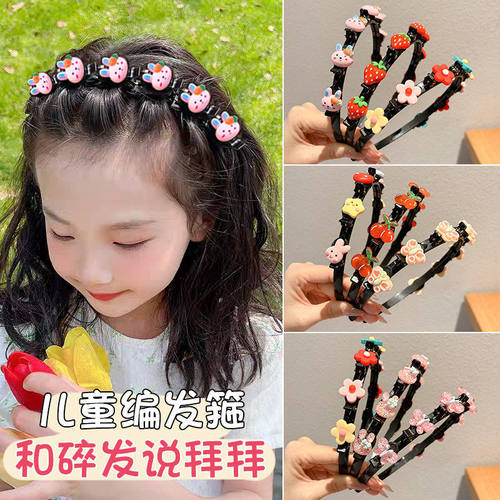 女童可爱发箍刘海碎发不伤发