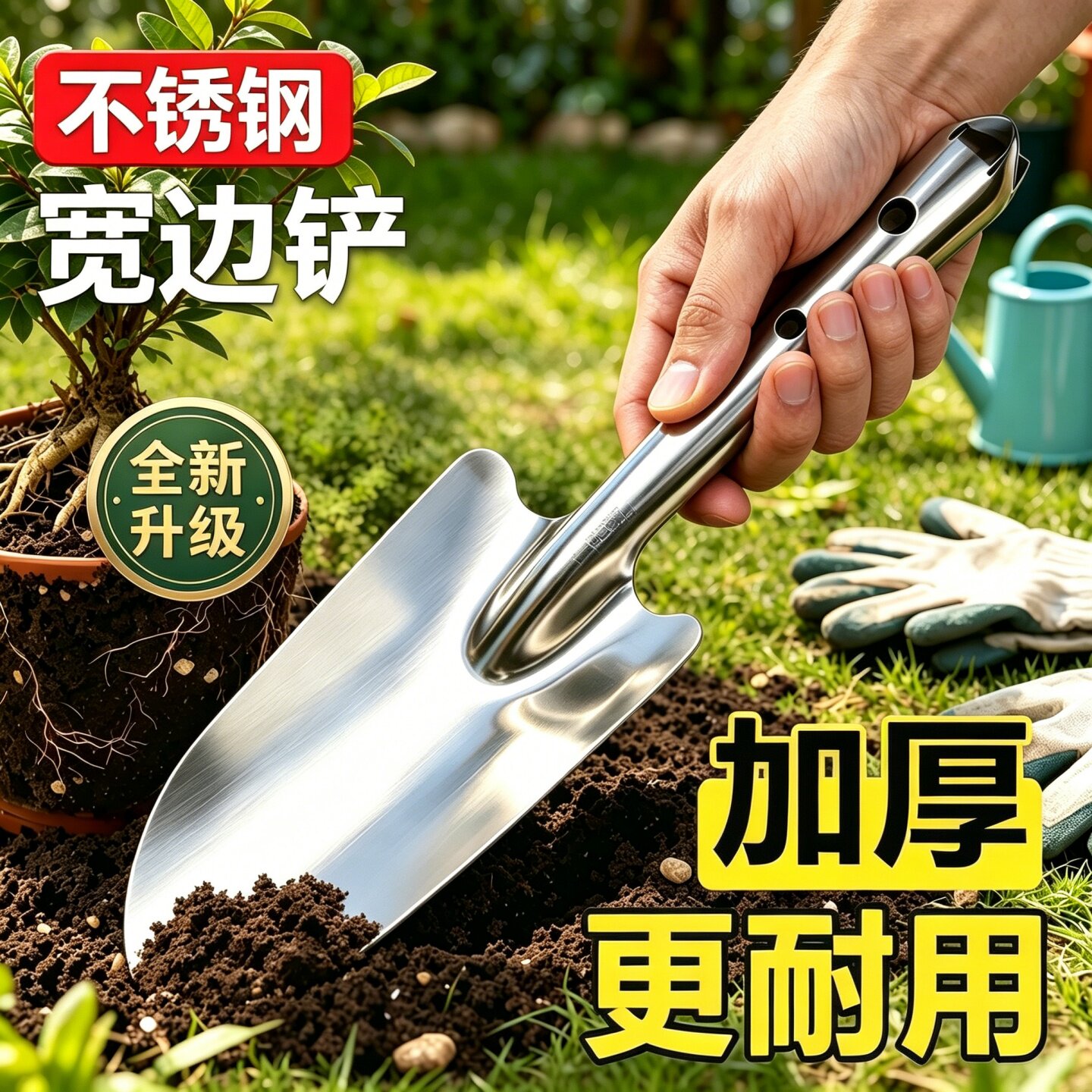 不锈钢园艺花铲多肉盆栽