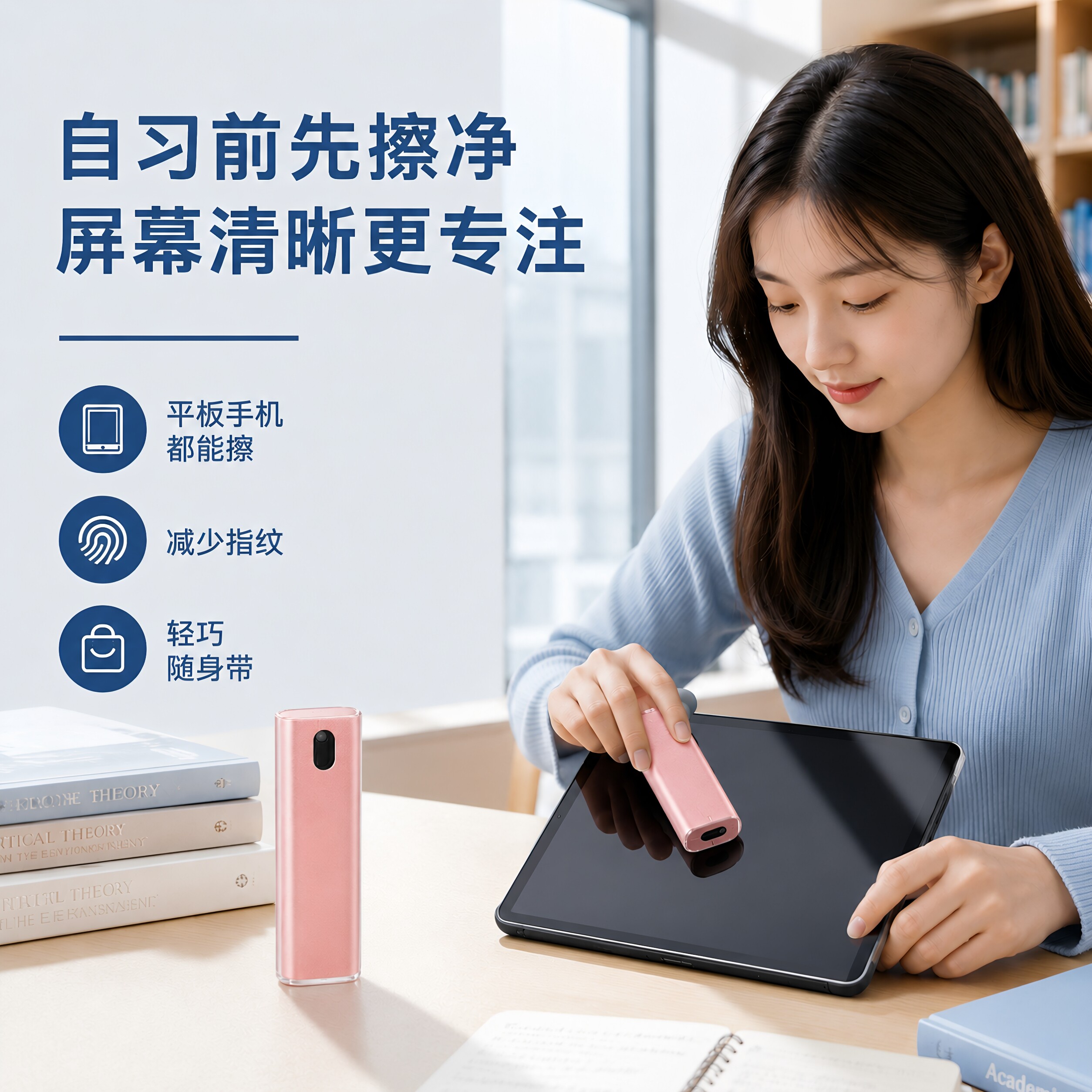 手机屏幕清洁剂清洁电脑平板神器擦屏幕指纹清洁套装一体喷擦便携