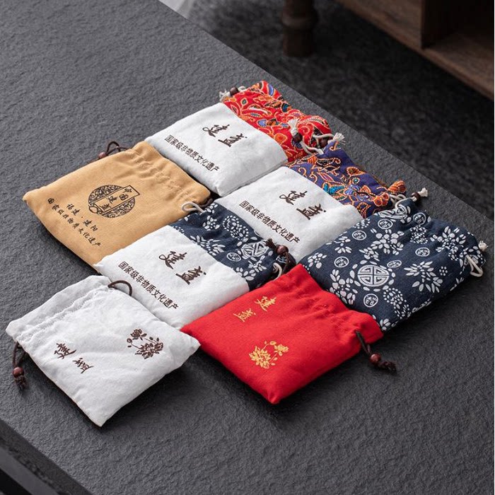 景器双层绒布夹棉加厚单杯收纳袋图片