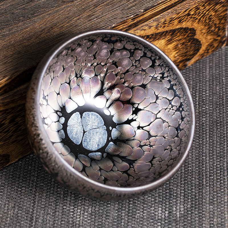 黎祥紫金大油滴建盏建阳原矿铁胎纯手工大号主人杯天目茶盏杯无极,餐饮具,建盏,淘宝优惠券,粉丝福利购,淘宝优惠卷