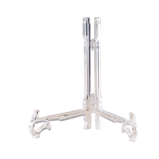 亚克力相框平板展示架357g普洱茶饼架装饰瓷盘支架水晶塑料底座托
