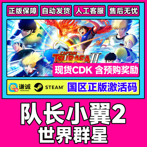 Steam队长小翼2世界群星CAPTAIN TSUBASA 2 国区激活码CDK PC游戏