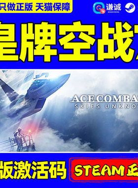 PC中文steam  皇牌空战7未知空域  ACE COMBAT 7 SKIES UNKNOWN 国区CDKey激活码