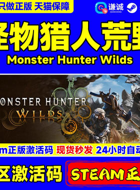 Steam 怪物猎人荒野 Monster Hunter Wilds 国区激活码CDKey PC中文正版游戏