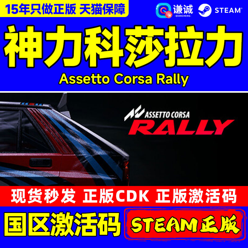 Steam 神力科莎 拉力 Assetto Corsa Rally 国区激活码CDKey PC中文正版游戏