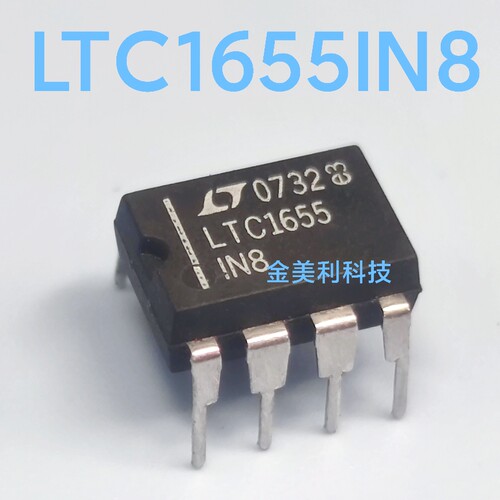 LTC1655  LTC1655IN8 全新进口正品 16位轨至轨微DAC 封装PDIP-8