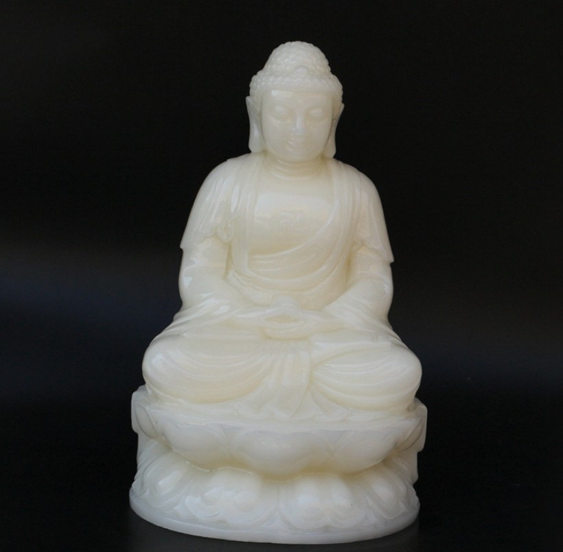 天然佛祖摆件阿富汗玉