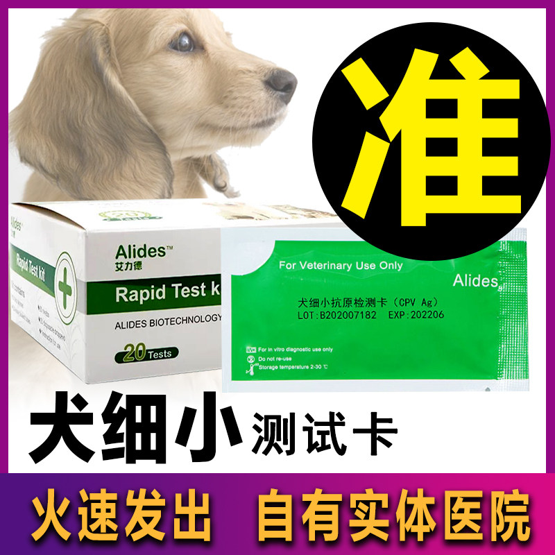 狗狗细小试纸cpv细小测试卡 狗试纸细小 宠物病毒测试试纸艾力德