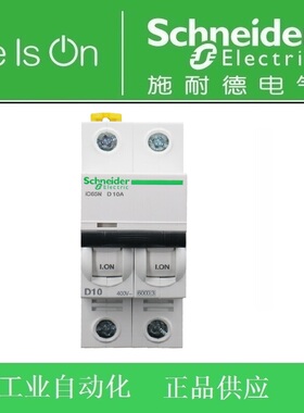 施耐德IC65N空气开关断路器2P D型1A2A4A6A10A16A20A25A32A40A63A