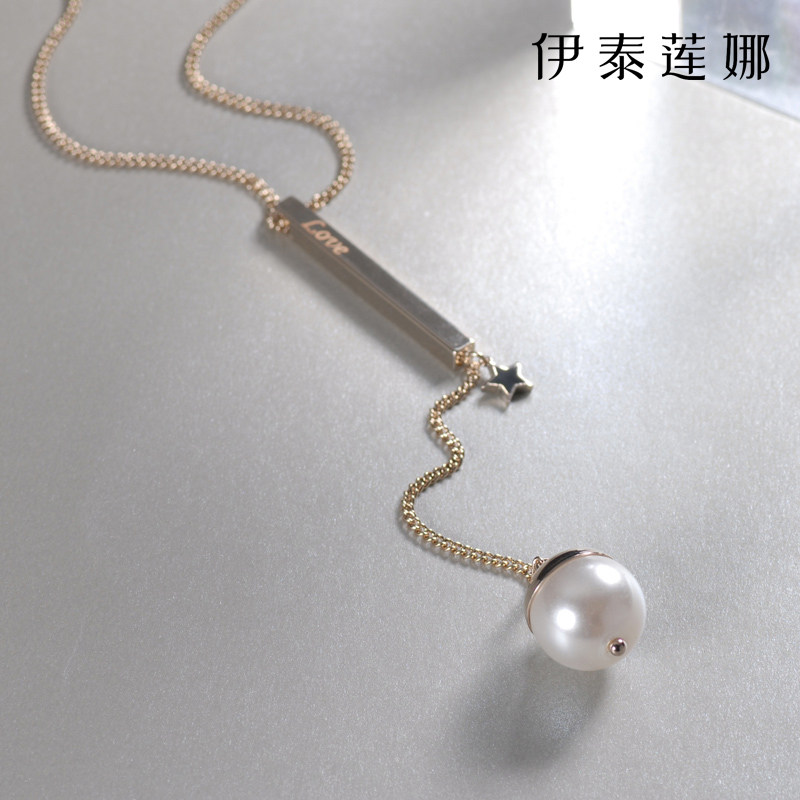 伊泰莲娜毛衣链女 星球长款配饰吊坠时尚项链女首饰工作出游配饰