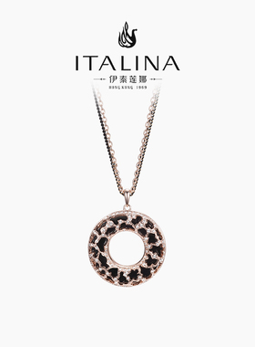 伊泰莲娜复古毛衣链合金仿水晶女