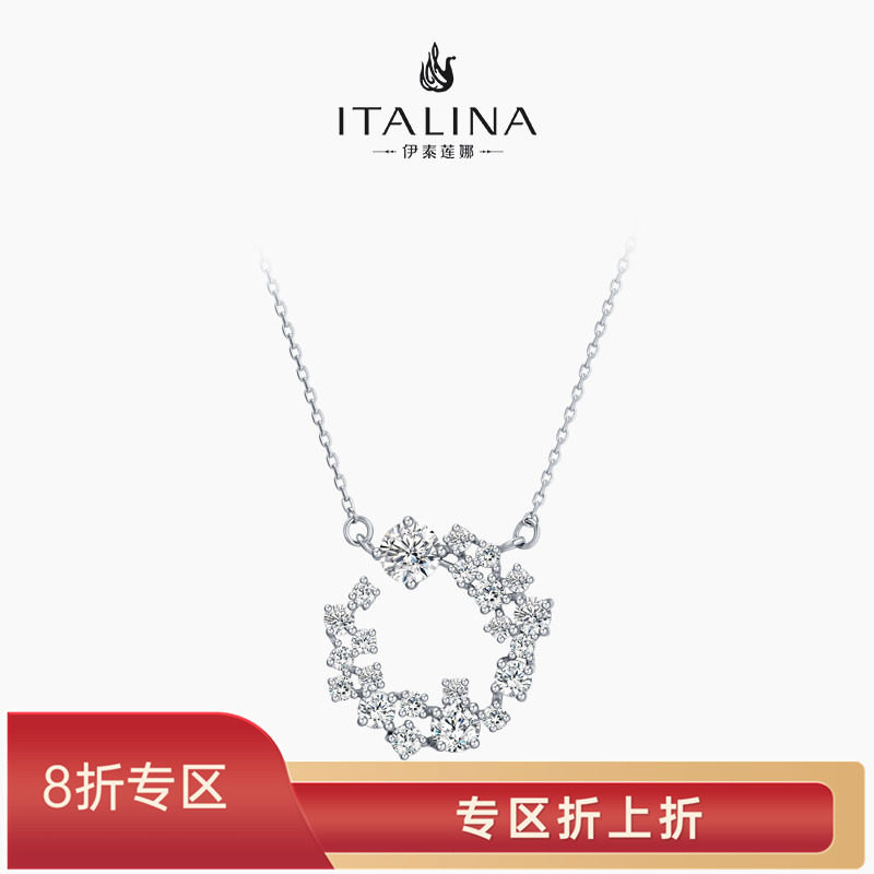 伊泰莲娜仿水晶O字链女图片