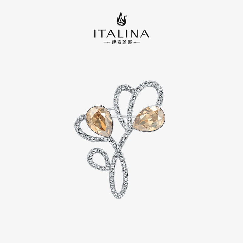 伊泰莲娜italina胸针女简约气质蝴蝶胸花冬季配饰正装百搭别针,饰品/流行首饰/时尚饰品新,胸针,淘宝优惠券,粉丝福利购,淘宝优惠卷