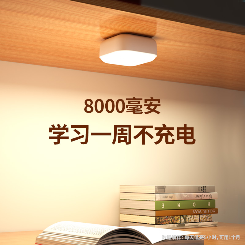 大学生宿舍灯吸附磁吸灯充电款寝室床上灯床头阅读小台灯超长续航