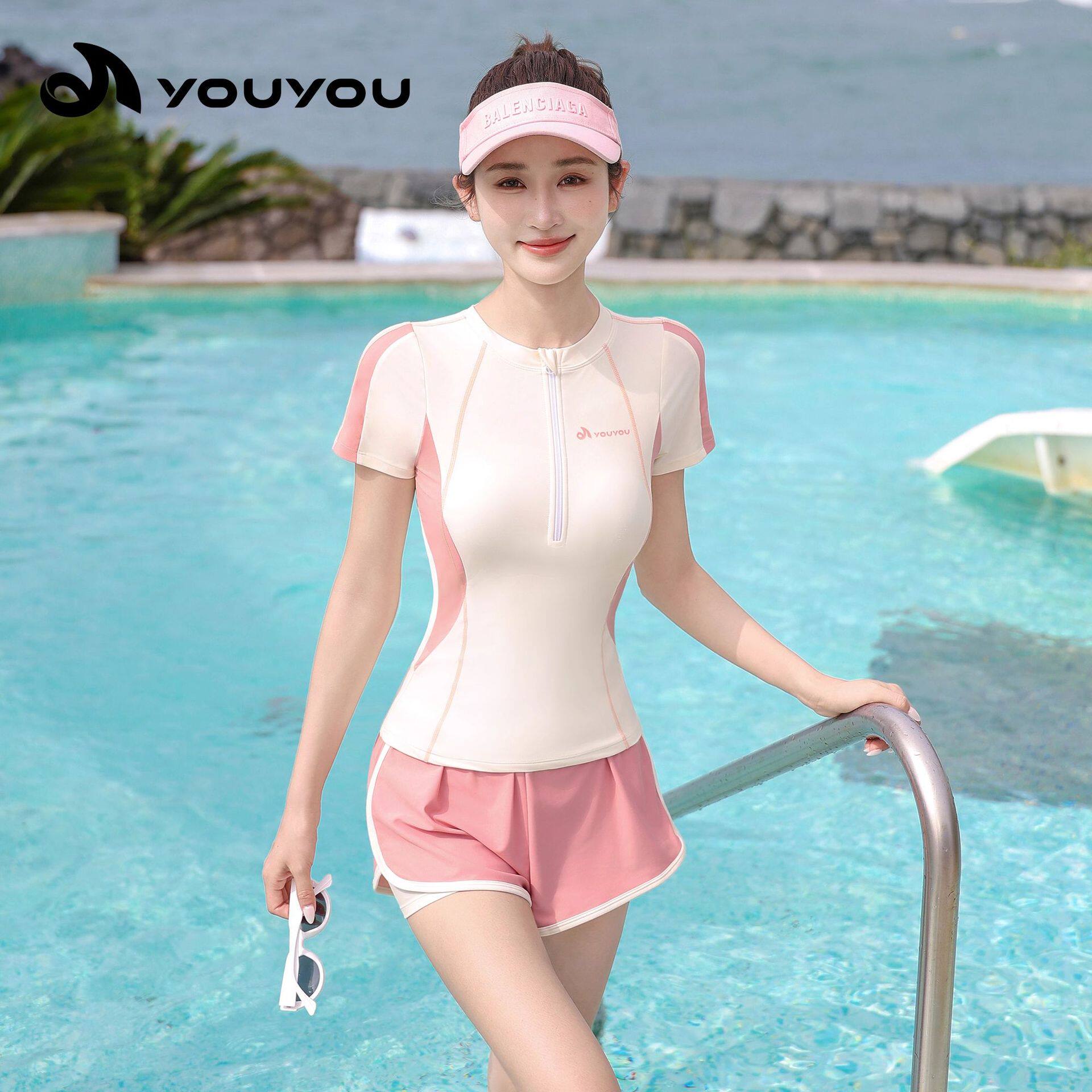 佑游分体泳衣女2026新款爆款遮肚显瘦保守泡温泉高级感专用游泳装