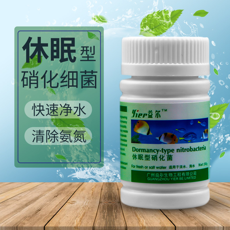 益尔休眠型硝化菌干粉硝化细菌浓缩生物菌粉净水淡水海水水族专用