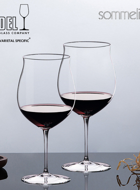 奥地利RIEDEL SOMMELIERS手工波尔多勃艮第水晶杯2个红酒杯礼盒装