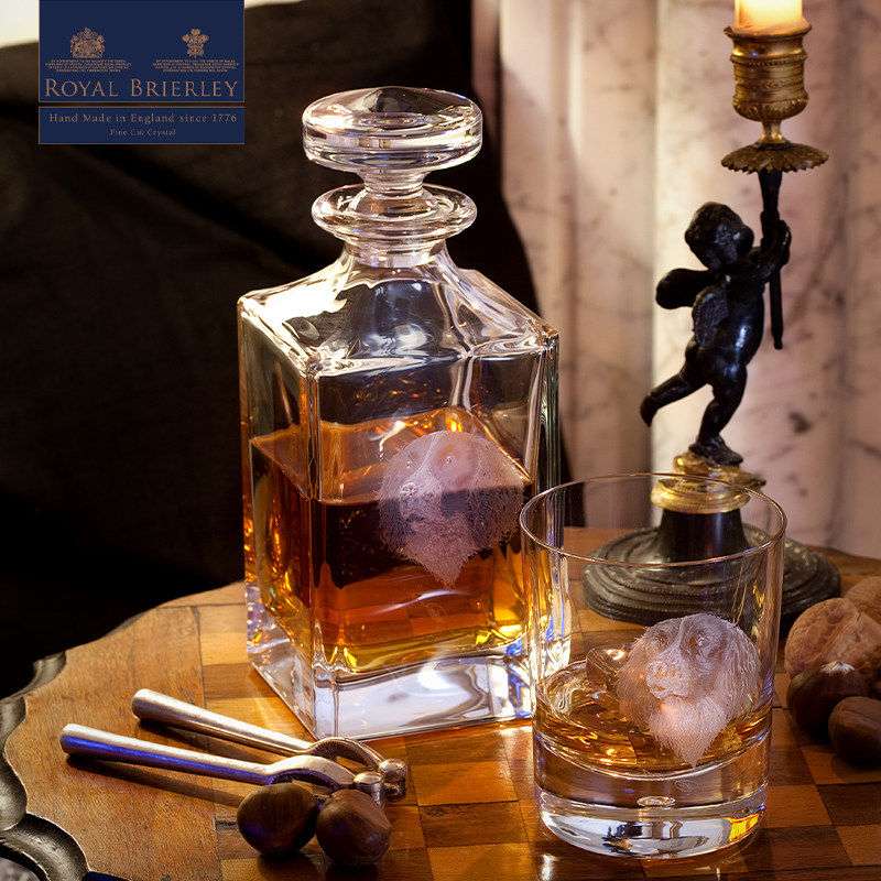 英国DARTINGTON进口水晶玻璃威士忌酒杯轻奢透明洋酒杯酒樽套装