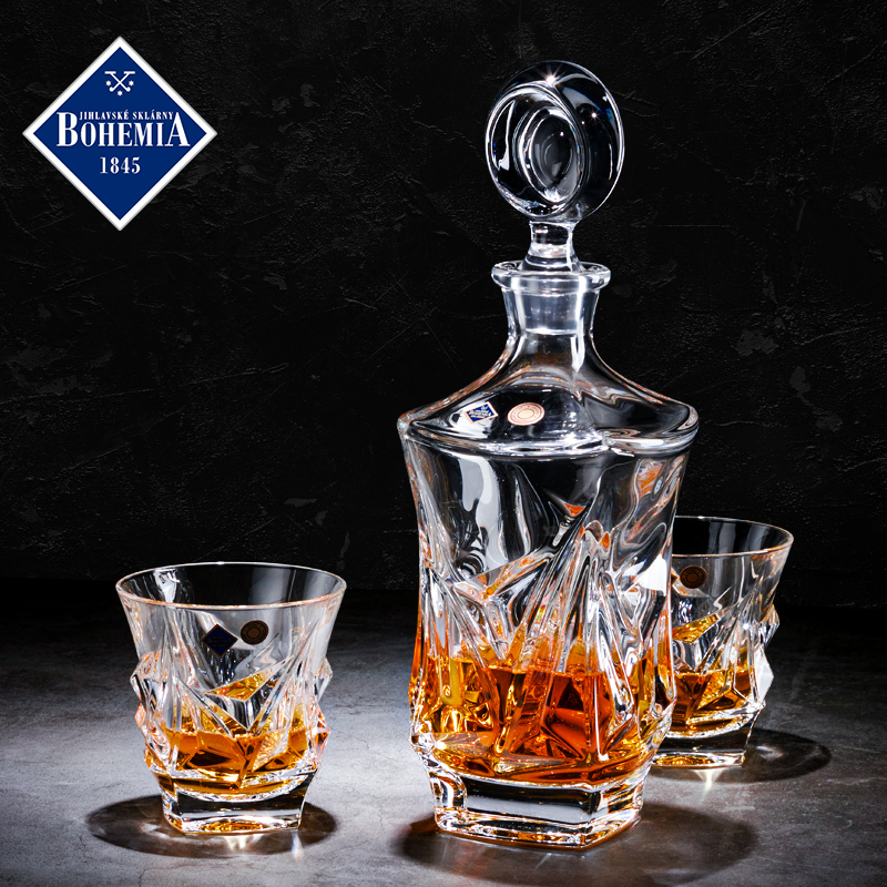 捷克水晶玻璃威士忌杯