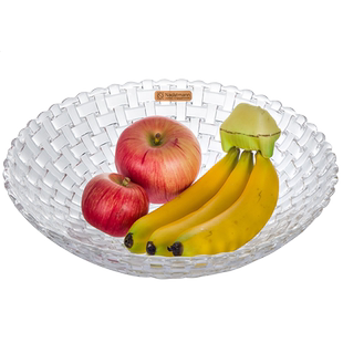 德国nachtmann进口家用水晶玻璃果盘果斗欧式透明客厅家用水果盘