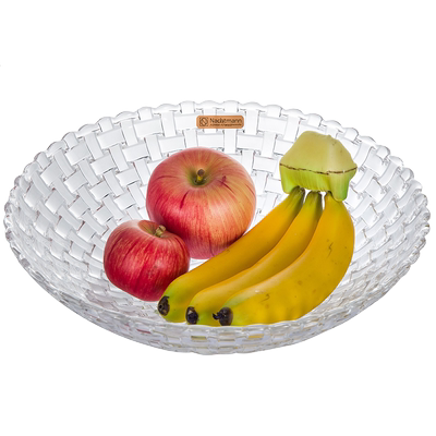 德国进口玻璃欧式创意透明水果盘