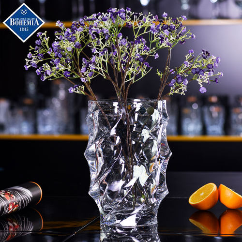 捷克进口波西米亚花瓶插花器新品花瓶