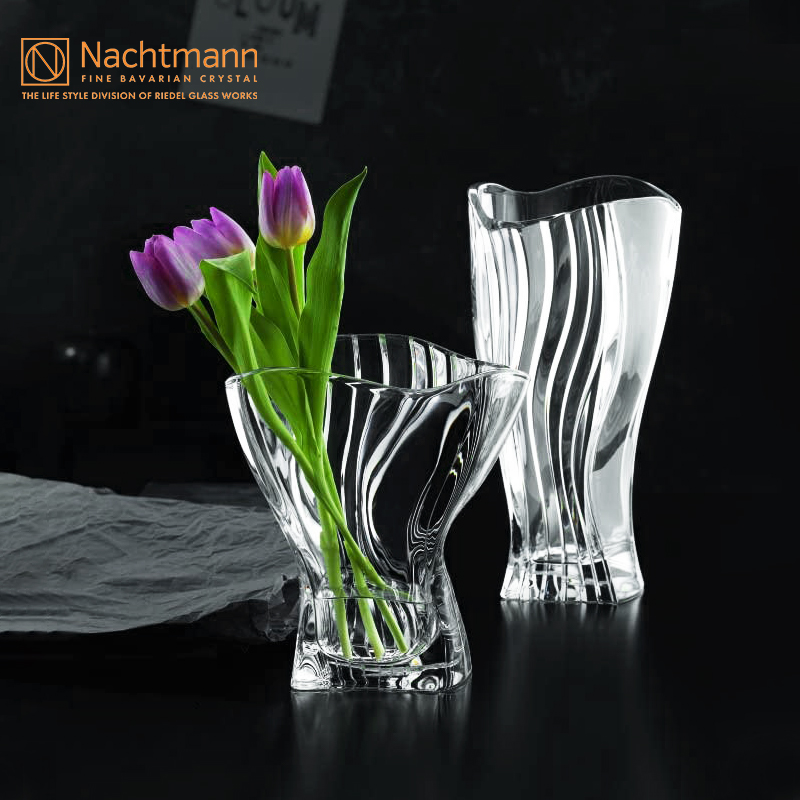 德国进口玻璃加厚欧式风水晶花瓶