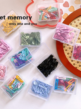 迷你宠物BB夹彩色水滴滴胶发夹糖果色泰迪约克夏狗饰品小狗发夹